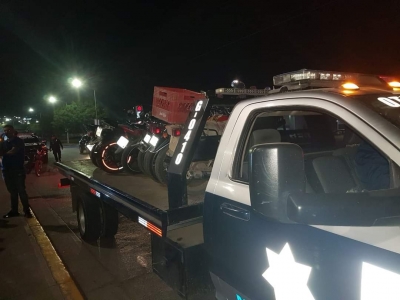 Endurecen operativos contra conductores de vehículos y motocicletas en Culiacán