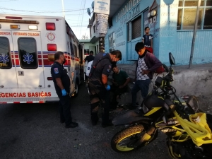 Arrollan a repartidor de comida r&aacute;pida en la colonia 5 de Mayo