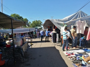 Abrió el tianguis Los Huizaches al 70 por ciento, confirmó la líder