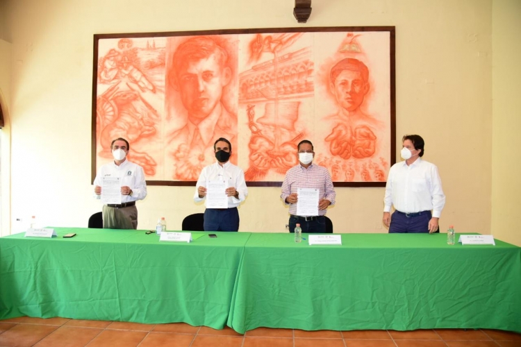 Gobierno de Salvador Alvarado firma convenio con Cobaes