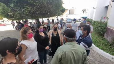 Se plantan pescadores en Conapesca para exigir soluci&oacute;n a su problem&aacute;tica