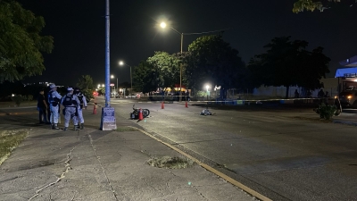 Motociclista fallece en choque en la colonia Guadalupe Victoria en Culiacán