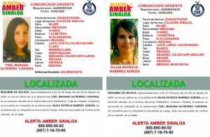 Localizan a Itzel y Silvia, de la colonia Recursos, de Culiac&aacute;n