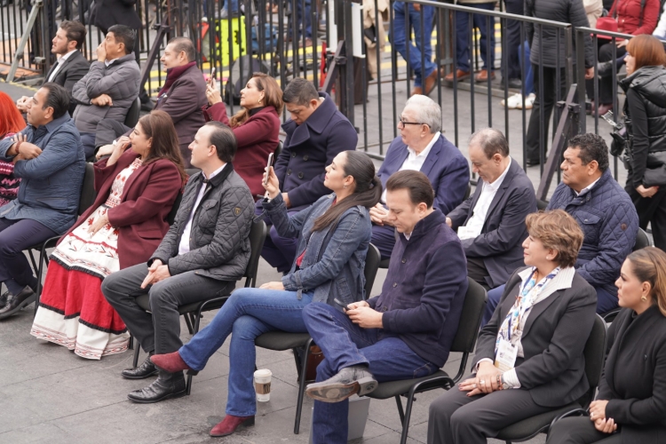 Rocha Moya, presente en el informe de la Presidenta Claudia Sheinbaum en CDMX: #100diasPresidenta