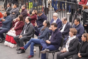 Rocha Moya, presente en el informe de la Presidenta Claudia Sheinbaum en CDMX: #100diasPresidenta