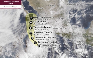 Se forma la tormenta tropical &#039;Alvin&#039; en el Pacífico: Servicio Meteorológico Nacional de México