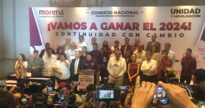 Concluye Consejo pol&iacute;tico de Morena que tendr&aacute;n candidato a la Presidencia entre 5 y 6 de septiembre