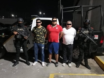 Decomisan mil dosis de fentanilo y detienen a tres hombres en Monterrey