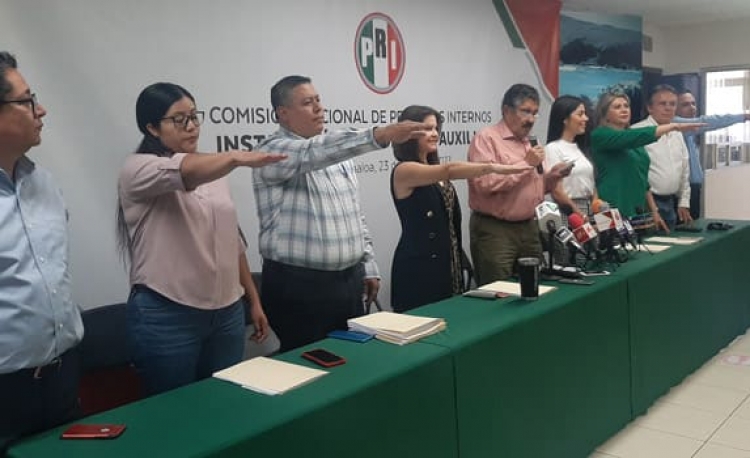 Renuncia el Chuquiqui a presidir el Proceso Interno del PRI; Liliana C&aacute;rdenas sale al quite