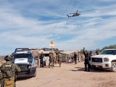 Llegan refuerzos militares a Sonora y detienen a 14 sicarios con granadas y armas largas