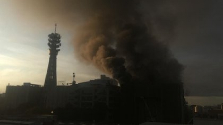 Incendio en edificio del Metro de Ciudad de México 
