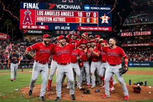 Angelinos aplastan 18-3 a Astros y Yanquis vencen a Orioles&nbsp;