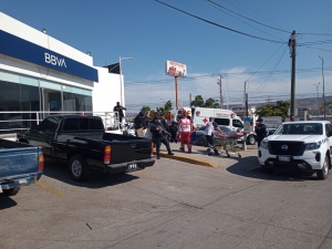 Ricardo no aguantó más los cuatro balazos recibidos durante el asalto al banco, en Culiacán