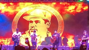 Un festival musical rinde homenaje al &quot;Chapo&quot; y se desata la polémica