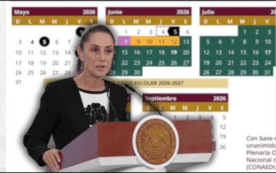 Sheinbaum justifica los cambios del calendario escolar 2025-2026; Padres de Familia y CNTE rechazan la medida