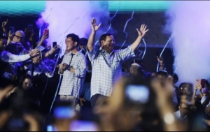 El ex General Prabowo celebra su victoria en las elecciones presidenciales de Indonesia
