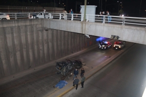 Vecino de Villas del R&iacute;o se mata en accidente sobre el bulevar Lola Beltr&aacute;n, en Culiac&aacute;n