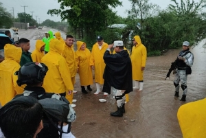 Protecci&oacute;n Civil atiende damnificados en Estaci&oacute;n Bamoa con refugio temporal