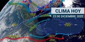 Frente Frío No. 19 y su masa de aire ártica generarán una onda gélida en la mayor parte del país, evento de “Norte” en el Golfo de México, Istmo y Golfo de Tehuantepec