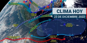 Frente Fr&iacute;o No. 19 y su masa de aire &aacute;rtica generar&aacute;n una onda g&eacute;lida en la mayor parte del pa&iacute;s, evento de &ldquo;Norte&rdquo; en el Golfo de M&eacute;xico, Istmo y Golfo de Tehuantepec