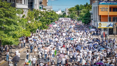 M&aacute;s de 50 mil personas piden paz en Culiac&aacute;n, tras un a&ntilde;o de violencia