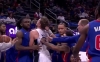 Batalla campal en el partido Orlando Magic vs Detroit Pistons; hay un jugador noqueado