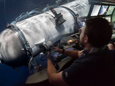 Hallan escombros cerca del Titanic en b&uacute;squeda del submarino 'Titan'; hoy se quedar&iacute;an sin ox&iacute;geno los turistas