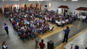 Cu&eacute;n Ojeda toma protesta de los comit&eacute;s seccionales de Choix y El Fuerte