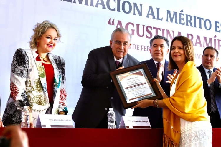 Marisol Lizárraga es ejemplo en la construcción de paz en Sinaloa: Rocha Moya