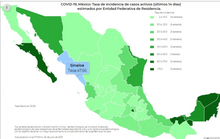 México registró 233 mil muertes y 2 millones de 541 mil 873 contagios del virus covid - 19