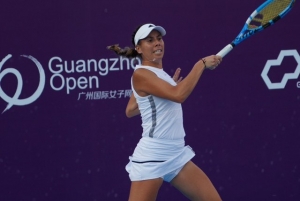 En re&ntilde;ido encuentro Giuliana Olmos fue eliminada en los dobles de Abu Dhabi