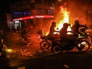 Protestas en Bogot&aacute; dejan un saldo de 7 muertos