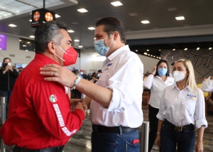 Llega Alito Moreno a Los Mochis para reforzar campa&ntilde;a de Mario Zamora en Sinaloa