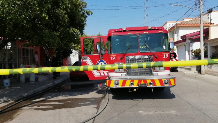 Se registró incendio en vivienda en la colonia Guadalupe Victoria
