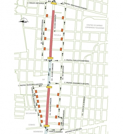 A partir de hoy, cierran calles por reconstrucci&oacute;n de la avenida &Aacute;lvaro Obreg&oacute;n al norte; se&ntilde;alan v&iacute;as alterna