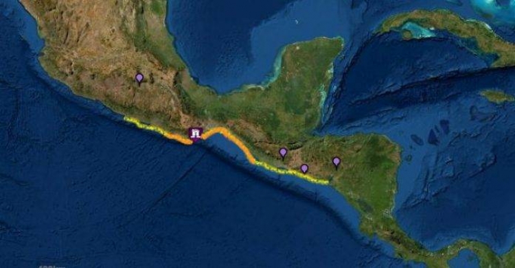 El sismo de 7.5 activa alerta de tsunami para M&eacute;xico y Centroam&eacute;rica