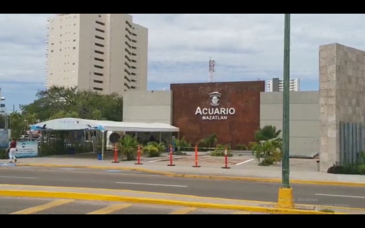 Se manifiestan trabajadores de Acuario