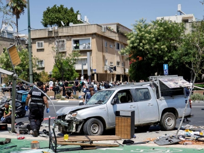 Ataque con auto en calles de Tel Aviv, Israel, deja al menos 7 heridos