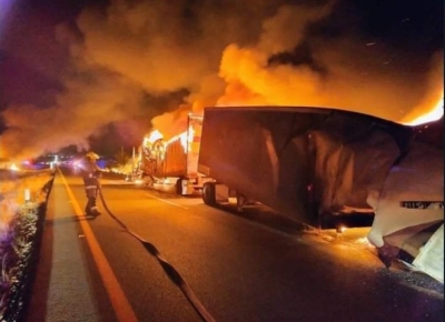 Se desatan bloqueos carreteros en Zacatecas tras detenci&oacute;n de supuestos integrantes del C&aacute;rtel de Sinaloa