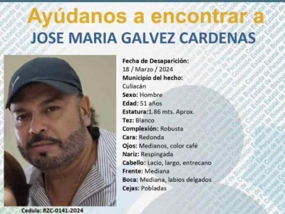 Familiares no pierden las esperanzas de hallar a José María; fue levantado el 18 de marzo en Culiacán