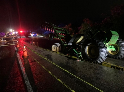 Aparece socav&oacute;m y cierran carretera Culiac&aacute;n-Imala