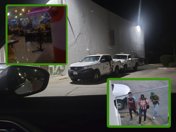 Acuden a bar en veh&iacute;culos oficiales trabajadores del Ayuntamiento de Culiac&aacute;n