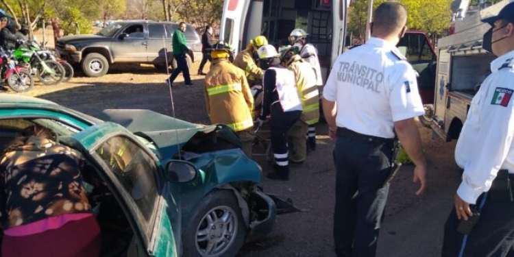 Muere en choque una vecina de la ciudad de Guamúchil