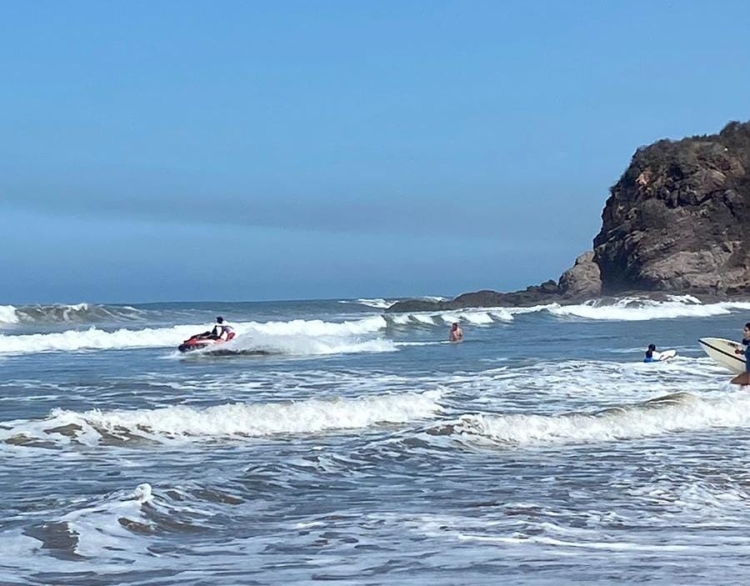 Alertan Secretaría de Seguridad Publica y Capitanía de Puerto por condiciones del mar