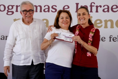 Los programas sociales impulsados por la Presidenta Claudia Sheinbaum est&aacute;n generando un cambio profundo en Sinaloa: Rocha Moya