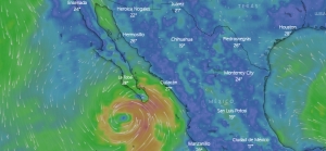 Tormenta tropical &#039;Javier&#039; pega en Baja California Sur; fuertes lluvias y vientos hoy 2 de septiembre