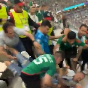 No hay mexicanos detenidos por ri&ntilde;a entre aficionados durante el partido mundialista M&eacute;xico - Argentina, Marcelo Ebrard