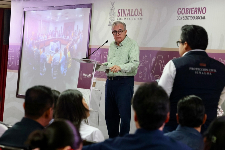 Sinaloa está listo para la temporada de lluvias con 132 albergues temporales: Rocha Moya