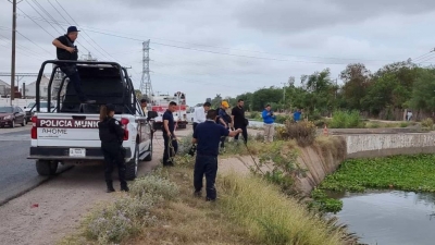 Localizan sin vida cuerpo de adulto mayor flotando en el canal lateral 18 en Ahome