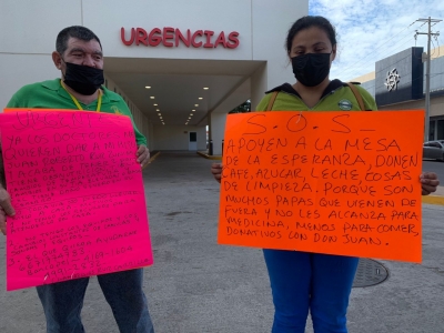 Reavivan las protestas de padres de familia por desabasto de medicamentos en el Pediátrico; Rocha garantiza el suministro